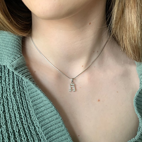 Sterling silver - Music 🎵 necklace - Picture 2 of 4